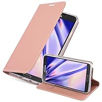 Book Case Compatible with Samsung Galaxy Note 3 in Classy ROSÉ Gold - with Magnetic Closure, Stand Function and Card Slot - Wallet Etui Cover Pouch PU Leather Flip