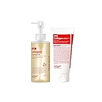 MDP+ MEDI-PEEL RED LACTO COLLAGEN CLEANSING OIL 6.76 fl. oz + CLEAR 2.0 4.05 fl. oz | Double Cleansing, Daily Cleanser, Pore Tightening