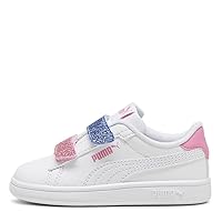 PUMA Smash 3.0 L Glitter Infants Fashion Sneakers Girls Shoes New