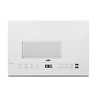 Summit Appliance MHOTR241W 24 Wide Over-the-Range Microwave, Auto-Cook, 1.4. cu.ft Large Capacity, LED Lighting, 10 Power Levels, Removable 12.75 Glass Turntable, Child Lock, Eco Mode, White