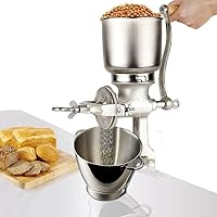 Manual grain grinder, used to grind nuts, spices, wheat, coffee, corn, household kitchen，grain grinder