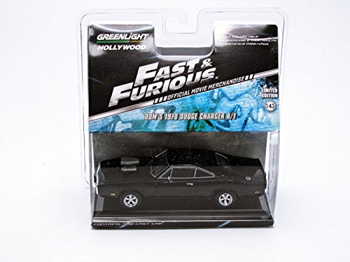 Mua Greenlight Dodge Charger R/T 1970 Coupe Black Dom Vin Diesel Fast and  Furious 1/43 Model Car with or without Individiual License Plate trên  Amazon Đức chính hãng 2023 | Giaonhan247