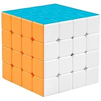 Qiyi 4x4 Speed Cube Stickerless Magic Puzzle Toy Gift for Kids and Adults Challenge (Qiyuan S Version)