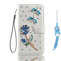 Bling Crystal Diamonds PU Leather flip Slots Wallet Pouch Book case Cover Skin for Motorola Moto G5 Plus