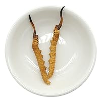 Genuine Dried Cordyceps sinensis/winterworm summerherb, Ophiocordyceps sinensis, naqu cordyceps nagqu Featured, 1g. (2 pcs)
