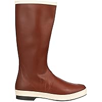 Tingley Pylon MB926B Neoprene Plain Toe Boot (16 Inch), Men's 12, Brick Red Upper - Brown Sole