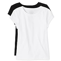 The Children's Place girls Layering T Shirt 2 Pack