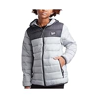 Reebok Boys’ Jacket – Lightweight Quilted Puffer Coat – Basic Outerwear Coat for Boys (7-16)