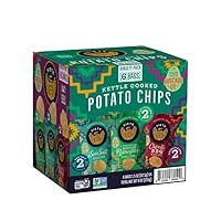 Siete Kettle Cooked Potato Chips Variety Pack, 1oz (Pack of 6) individual bags