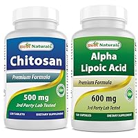 Best Naturals Chitosan 500 mg & Alpha Lipoic Acid 600 mg
