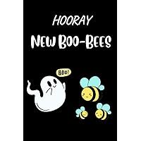 HOORAY NEW BOO-BEES: Funny Cute Blank Lined Journal for New Boob Job, Mastectomy Gift, Breast Reduction/Enlargement Surgery Gift, Breast Implants Surgery For Girlfriend, Women Friends, Wife