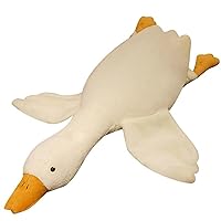 Swan Stuffed Animal, 35.43inch 5.5 lbs Weighted Stuffed Animals Swan Weighted Plush Animals Goose Plush Toy Duck Stuffed Animals Plush Pillow Gifts for Kids