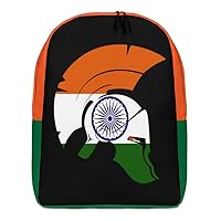 INDIA Flag | Vintage Distressed INDIAN Flag INDIA Spartan Sparta Warrior Minimalist Backpack