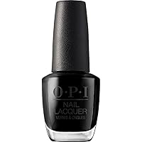 Nail Lacquer, Opaque & Vibrant Crème Finish Black Nail Polish, Up to 7 Days of Wear, Chip Resistant & Fast Drying, Black Onyx, 0.5 fl oz