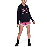 Under Armour Girls' Rival Print Fill Logo Hoodie