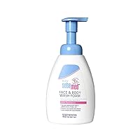 SEBAMED Baby Face & Body Wash Foam, 400ml, Ph 5.5, With Panthenol & natural Bisabolol, For Dry Skin