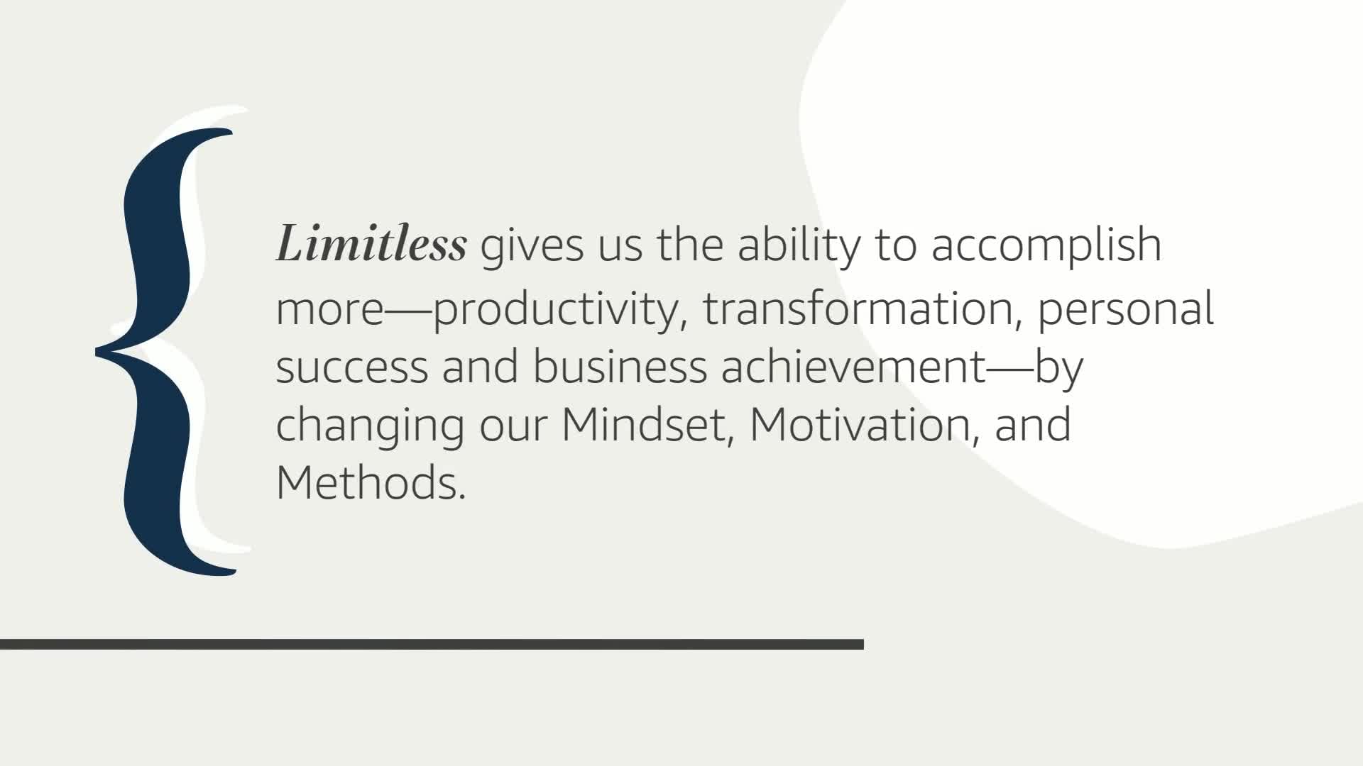 Limitless: Upgrade Your Brain, Learn Anything Faster, and Unlock Your Exceptional Life