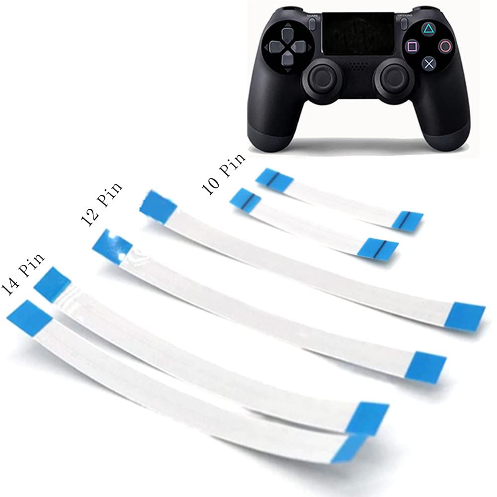 6PCS for Sony PS4 Controller 12 Pin 14 Pin Charging Board Flex Cable 10 Pin Touch Pad Flex Ribbon Cable