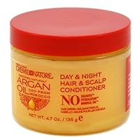 Creme of Nature with Argan Day & Night Hair & Scalp Conditioner, 4.76 Ounce