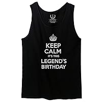 VICES AND VIRTUES Keep Calm It's This LEGEND'S Birthday The Best Gift Men's Tank Top