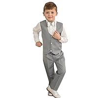 Kelaixiang Boys' Classic Formal Suit Set 2 Piece Pants Vest Suits for Wedding