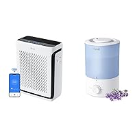 LEVOIT Air Purifiers for Home Large Room Bedroom Up to 1110 Ft² with Air Quality and Light Sensors & Dual 150 Humidifiers for Bedroom Large Room