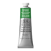 Winsor & Newton Professional Watercolor, 37ml (1.25-oz) Tube, Permanent Sap Green