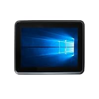 HUNSN 10.1 Inch Industrial IP65 Front Panel PC, Multi Touch Capacitive Touch Screen, I3 10110U, Windows 11 or Linux Ubuntu, PX01, TPM2.0, 9-36V 2Pin Phoenix, 2 x COM, HDMI, 2 x LAN, 32G RAM, 512G SSD