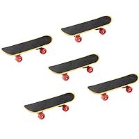 Finger Skateboard Mini Finger Skateboard Mini Skate Toy Games for Children Birthday Gifts Party Favours Fingerboard 5 PCS