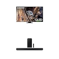SAMSUNG 65-Inch Class QLED 4K Q80D Series Quantum HDR+ Smart TV (QN65Q80D, 2024 Model) HW-Q600C 3.1.2ch Soundbar w/Dolby Audio, Q-Symphony, Adaptive Sound, HDMI eARC, (Newest Model)