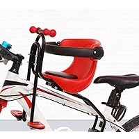 Kids Bike seat,Child Bike seat,Bicycle Baby seat, Baby Bike seat Front Mount, Child Carrier Bike Chair with backrest Foot Pedal and seat Belt