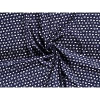 Minerva 100% Cotton Poplin Fabric Navy - per Meter