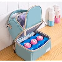 Breast Milk Cooler Bag & Lunch Bag, Multipurpose Bottle Organizer, Insulated Baby Bottle Bag for Daycare