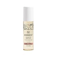 Honest Mama Glow On Body + Belly Oil | Organic, Plant-Based, Hypoallergenic, Omega-Infused | 4.2 fl oz