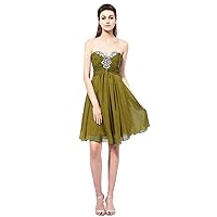 Women's Short Chiffon Homecoming Dresses Prom Evening Gowns