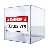 Sticker Decal Danger Explosives 10 X 5,4