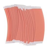 D DOLITY 36pcs Breathable Double Sided Red Tape C Shape for Synthetic and Human Hair Toupee Wig Hairpiece