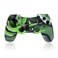 OSTENT Protective Silicone Gel Soft Case Cover Pouch Sleeve for Sony PlayStation 4 PS4 Controller Color Light Green