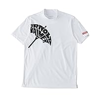 Arnold Palmer AP220101B13 Men's Short Sleeve Shirt, Big Logo Mock Neck, Short Sleeve Shirt, Golf Wear