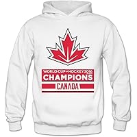 Canada Hockey World Cup Of Hockey 2016 Champions Hooded Sweatshirts White