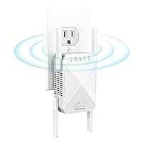 WiFi Extender, 2024 Fastest WiFi Booster 1200Mbps Dual Band (5GHz/2.4GHz) WiFi Extenders Signal Booster for Home, Internet Booster WiFi Repeater Covers up to 10000sq. ft and 45 Devices (1)