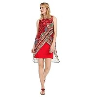 Desigual Short Dresses Woman Vest Monique 19SWVW78 38 (s) red