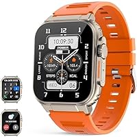 Smart Watch 49mm Series 2.2-inch NFC Fitness Watches for Women Men Exercise Modes Sleep Tracking Apps, Water Resistant Watch for iOS and Android