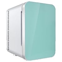Compact Refrigerator Single Door Mini Fridge with Freezer,Adjustable Mechanical Thermostat with True Freezer 2.5 Cubic Feet,Blue-Dual-Core