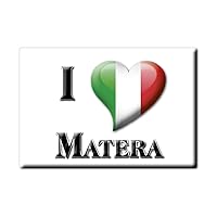 Matera in Matera, Basilicata Fridge Magnet Magnets Italia Souvenir I Love Gift Calamita (VAR. GOCCIA)