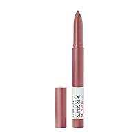 Maybelline Super Stay Ink Crayon Lipstick Makeup Bundle, Precision Tip Matte Lip Crayon with Built-in Sharpener, Longwear Up To 8Hrs, Seek Adventure Warm Pink and Lead The Way Pink Beige, 1 Count Each