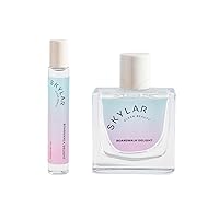 Skylar Boardwalk Delight Hypoallergenic Vegan Perfume - Notes of Cotton Candy, Vanilla & Coconut Milk Roller + Full Size