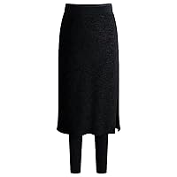 Skirted Leggings for Womens Tennis Skirt with Built in Leggings Knee Length Skirts Skirted Leggings Knit Leggings