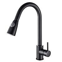 Faucets, Kitchen Faucet Copper Belt Pull Out Spray Head Faucet Hot and Cold Mixer Mixer Faucet Bath Kitchen Basin Kitchen Sink Faucet Rotation