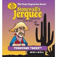 Stonewall's Jerquee, Teriyaki Beef, 1.5-Ounce Packets (Pack of 8)